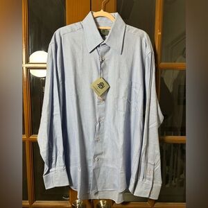 Jhane Barnes Men's Sky Blue Dress Shirt